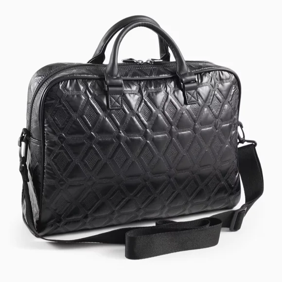 Puma Oversized Classics Archive Sports Bag with Handles, Black Metallic - Picture 2 of 12